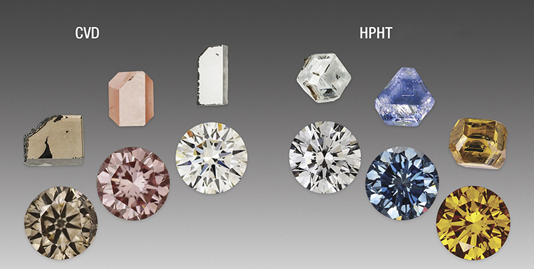 искусственные алмазы HPHT и CVD