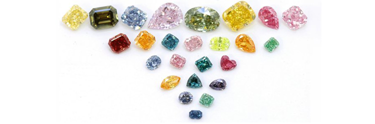 Натуральные цветные синтетические бриллианты