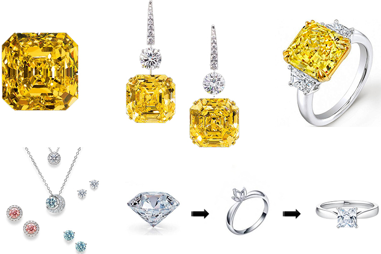 Крупные бриллианты для ювелиров и украшения