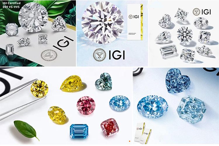 синтетический бриллиант с сертификатами igi