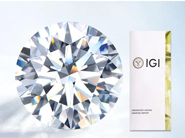 Бриллианты круглой формы HPHT CVD, выращенные в лаборатории, с сертификатом IGI