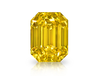 выращенный Бриллиант огранки Изумруд