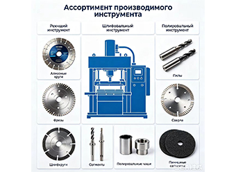 Прессы для производства сегментов дисков, коронок, кругов, франкфуртов